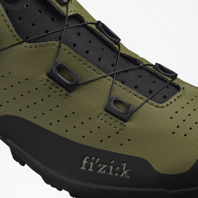 Fizik Terra Atlas Boa Gravel Shoe in Army Green/Black-4