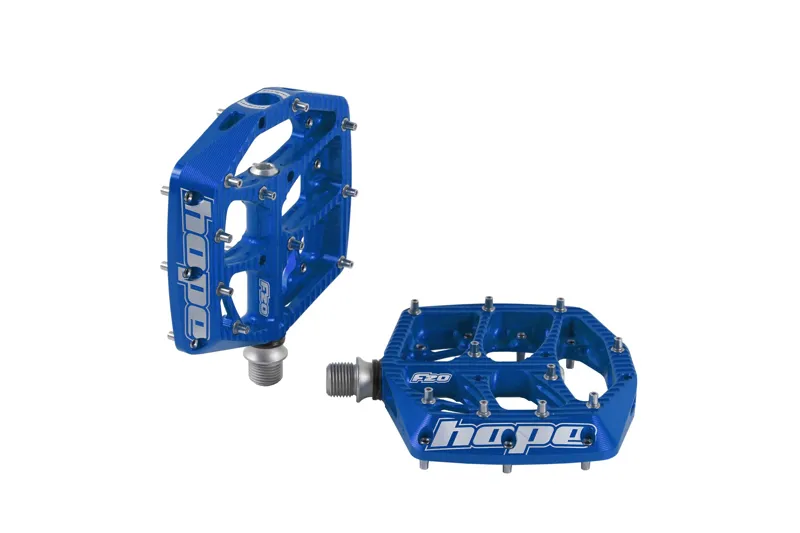 F20 Flat Pedals Pedal Hope F20 Hope F20 Flat Pedals In Blue