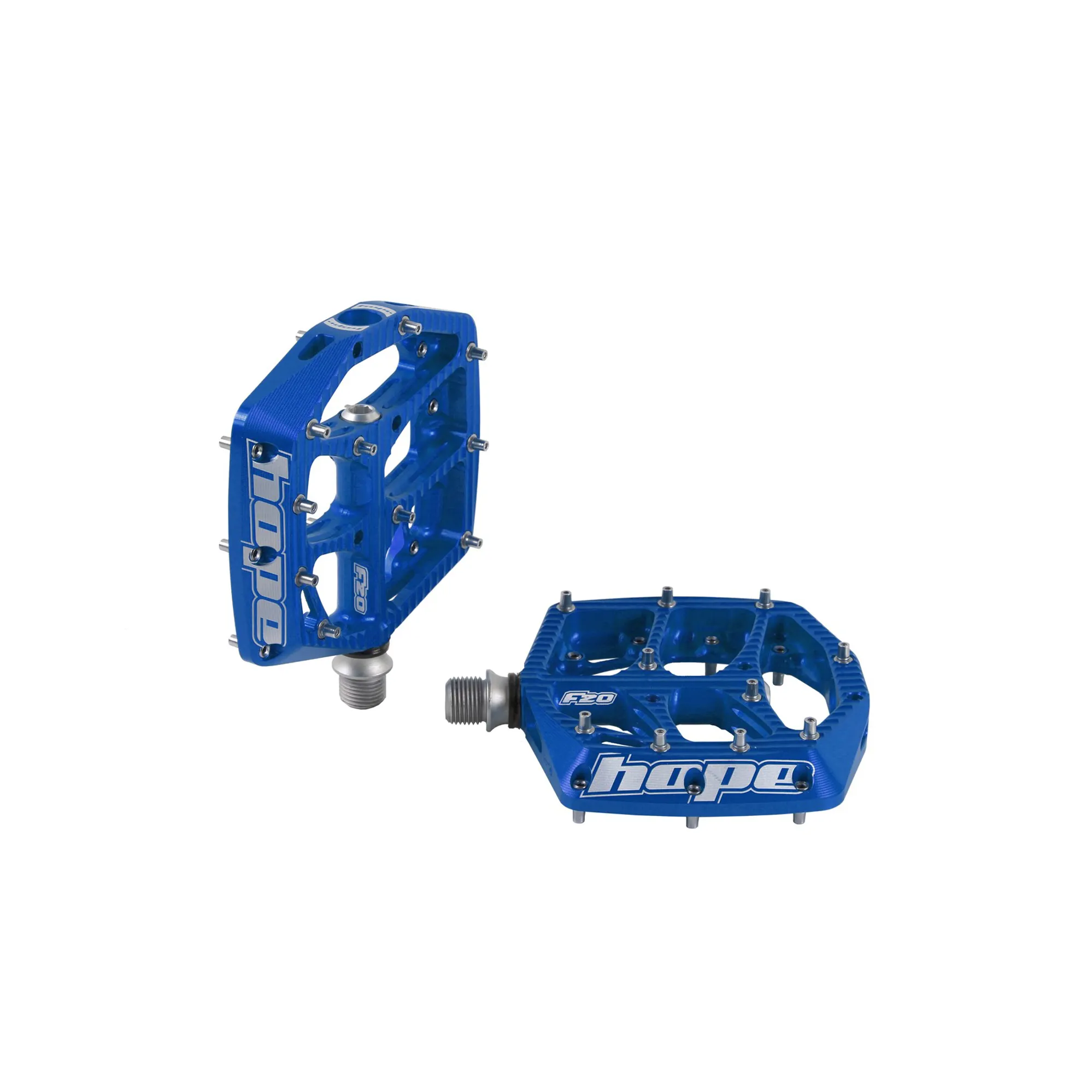 F20 Flat Pedals Pedal Hope F20 Hope F20 Flat Pedals In Blue