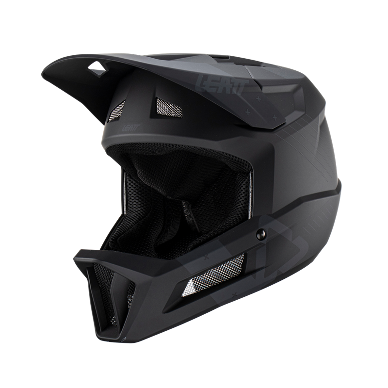 Leatt MTB Gravity 2.0 Full Face Helmet in Stealth Black-1