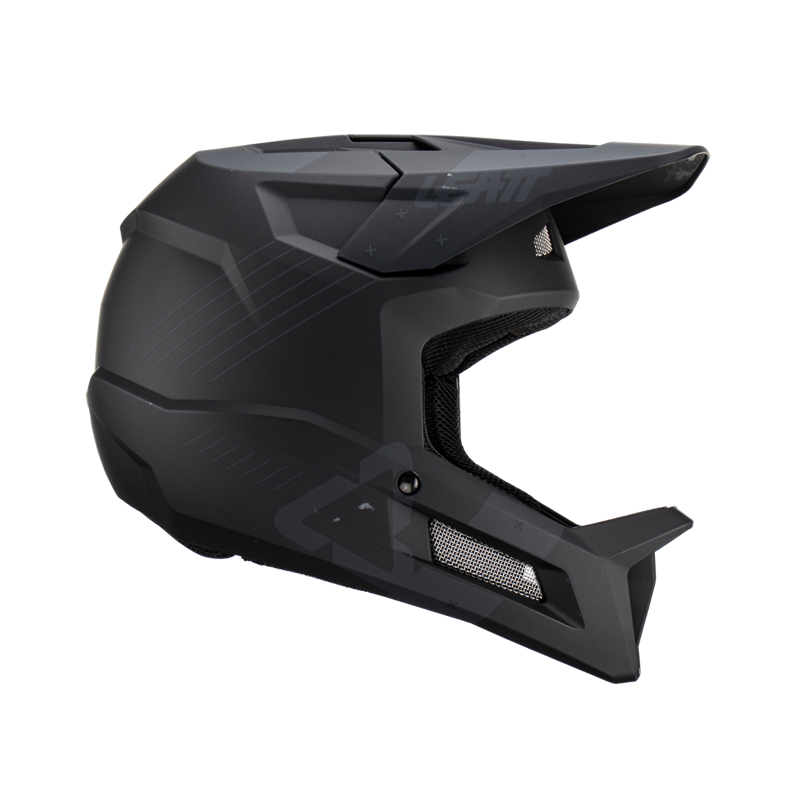 Leatt MTB Gravity 2.0 Full Face Helmet in Stealth Black-2