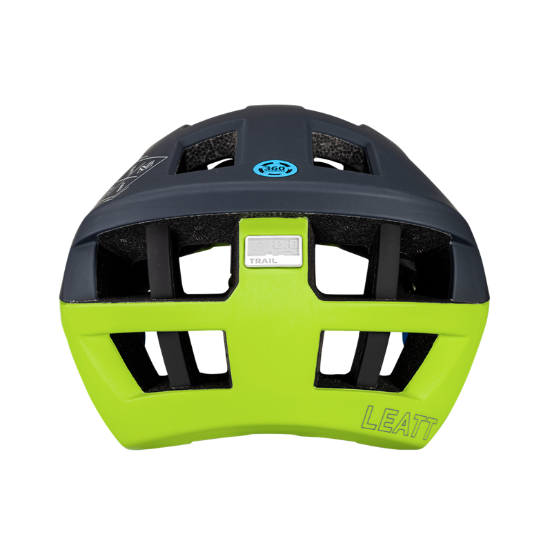 Leatt MTB Trail 2.0 Helmet in Acid Yellow/Grey-4