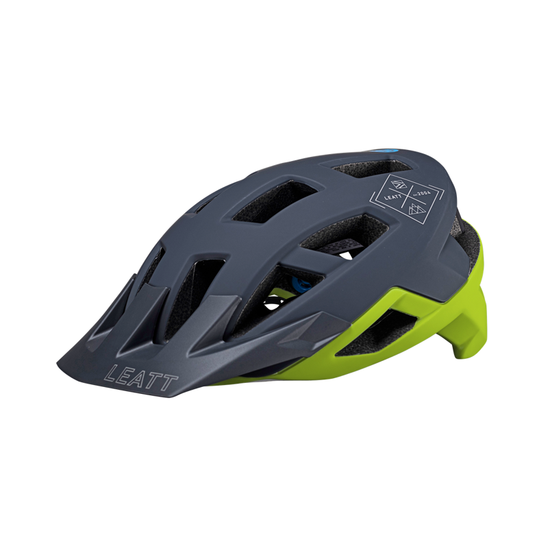 Leatt MTB Trail 2.0 Helmet in Acid Yellow/Grey-1