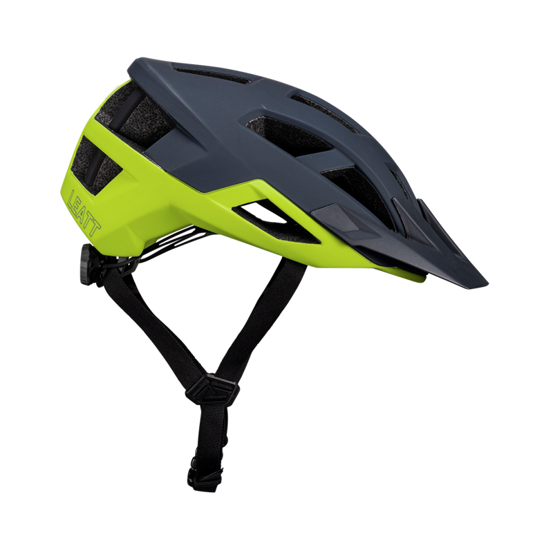 Leatt MTB Trail 2.0 Helmet in Acid Yellow/Grey-2