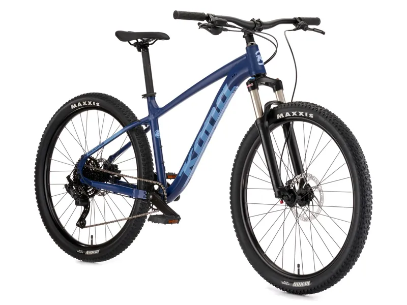 Kona Fire Mountain Hardtail Mountain Bike in Matte Midnight Blue-1