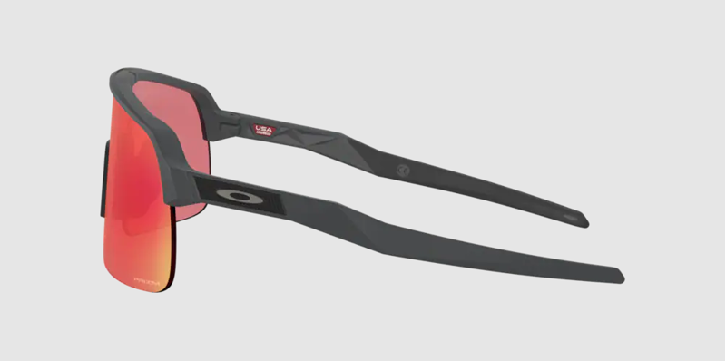 Oakley Sutro Lite Sunglasses in Matte Carbon / PRIZM Trail Torch Lens-1