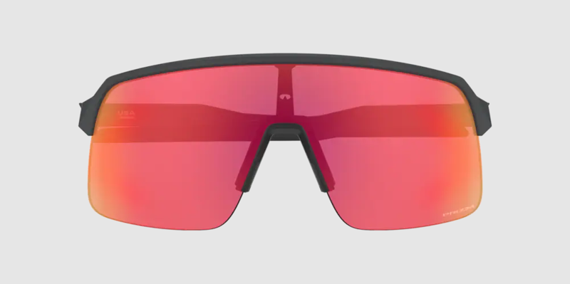 Oakley Sutro Lite Sunglasses in Matte Carbon / PRIZM Trail Torch Lens-4
