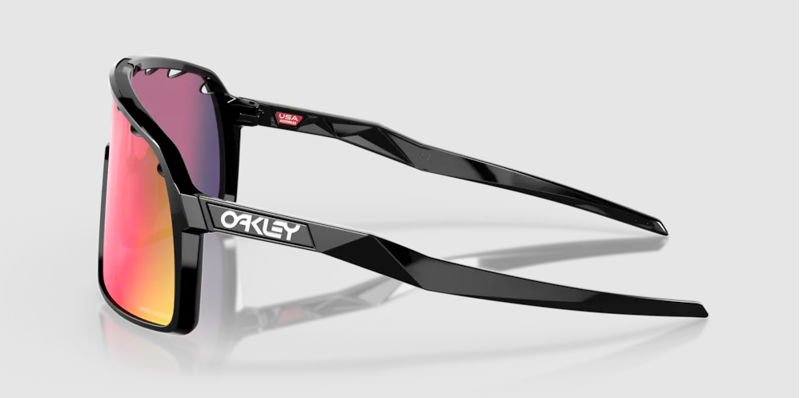 Oakley Sutro Origins Collection in Polished Black / PRIZM Road Lens-1
