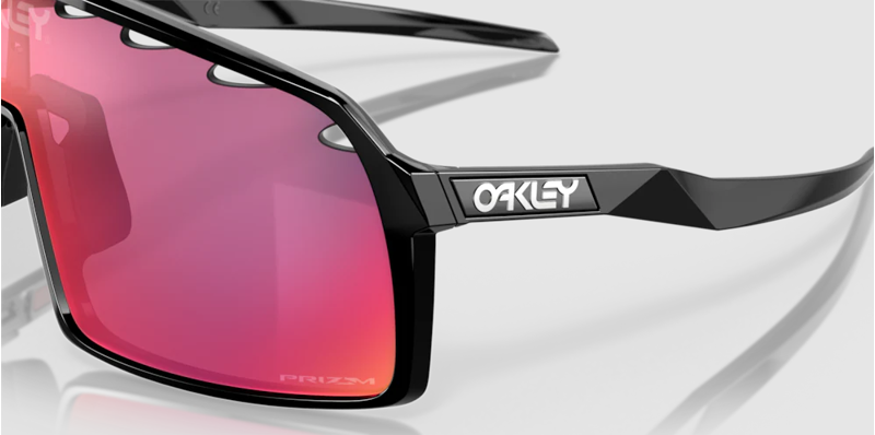 Oakley Sutro Origins Collection in Polished Black / PRIZM Road Lens-5