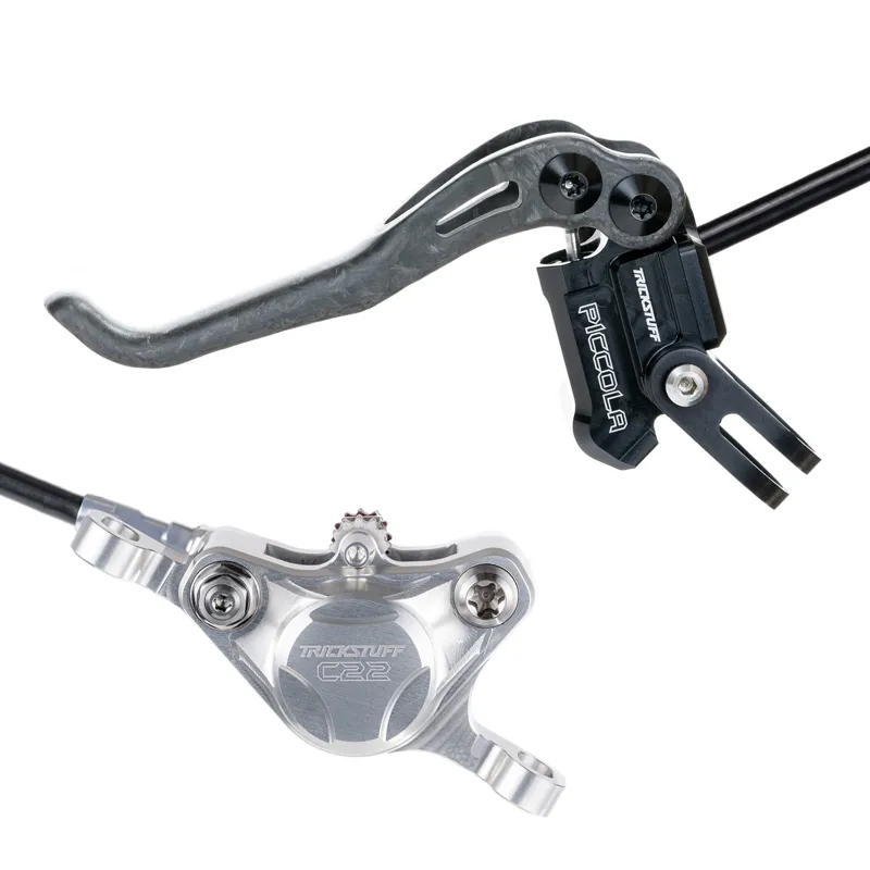 Trickstuff Piccola Carbon Disc Brake Set - Black Lever/Reservoir Cap-3