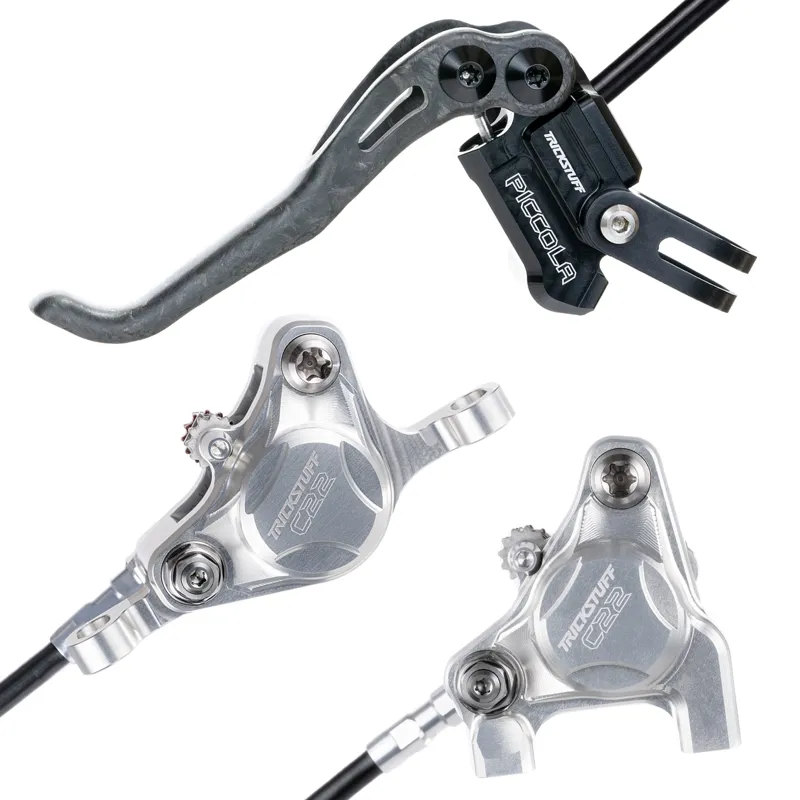 Trickstuff Piccola Carbon Disc Brake Set - Black Lever/Reservoir Cap-5