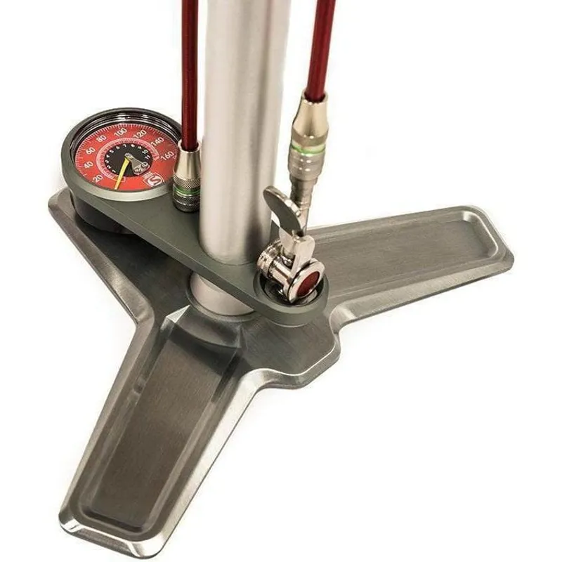 Silca Superpista Ultimate Floor Pump Hiro Edition in Silver-1