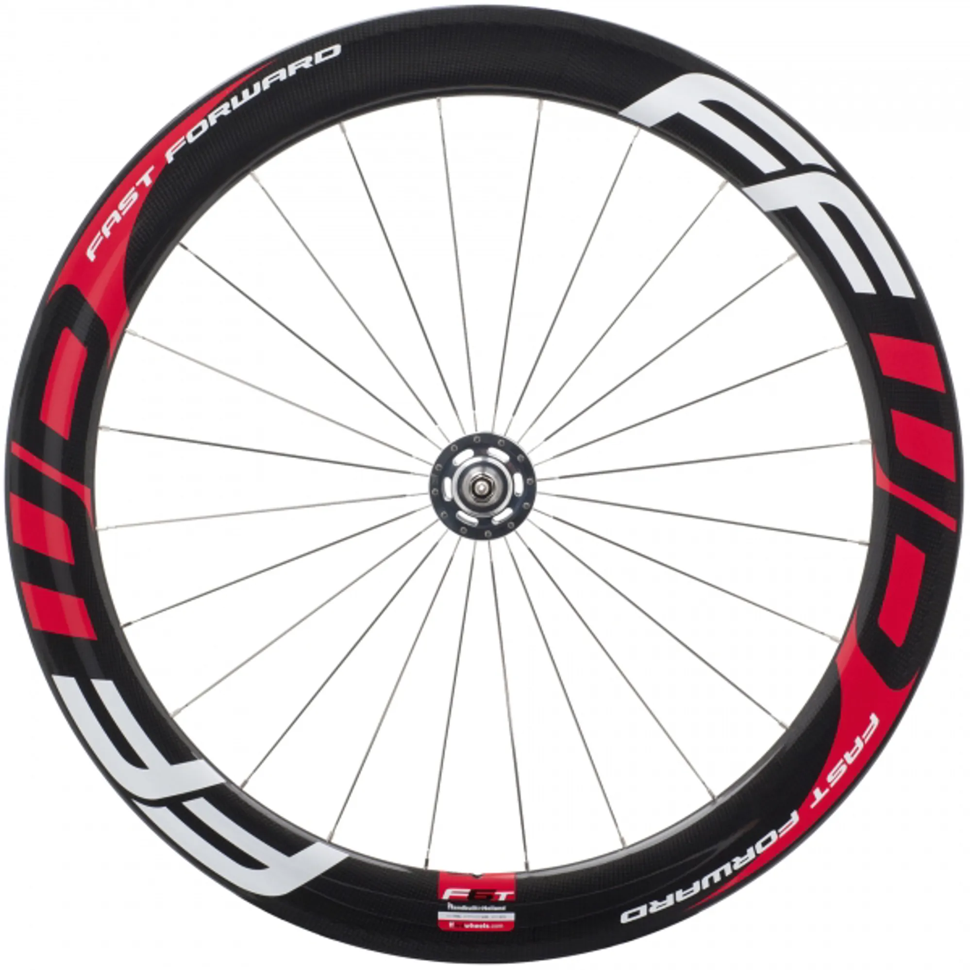 FFWD F6T Carbon Tubular Track Wheels Red - Main Image