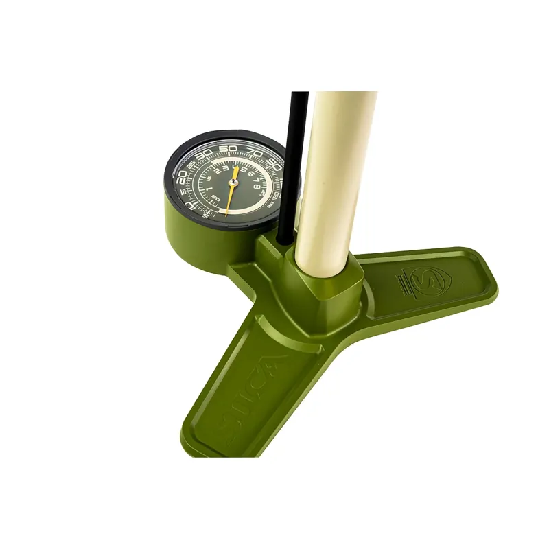 Silca Terra Floor Pump in Green-3