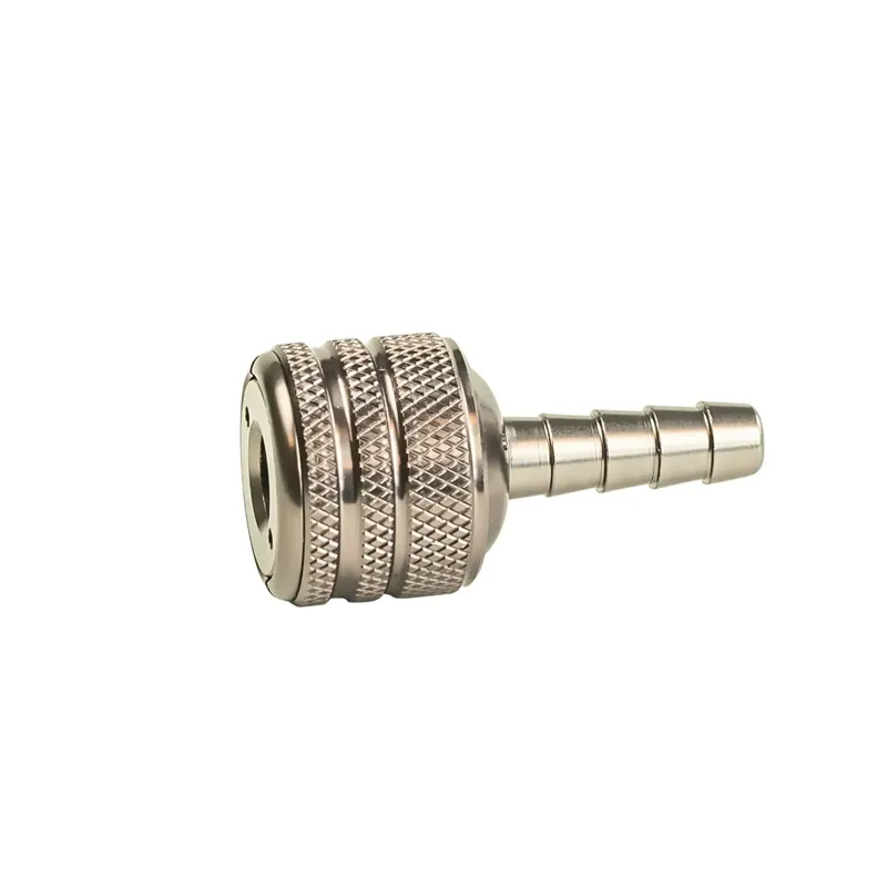 Silca Schradero Chuck Hose Barb in Silver-2