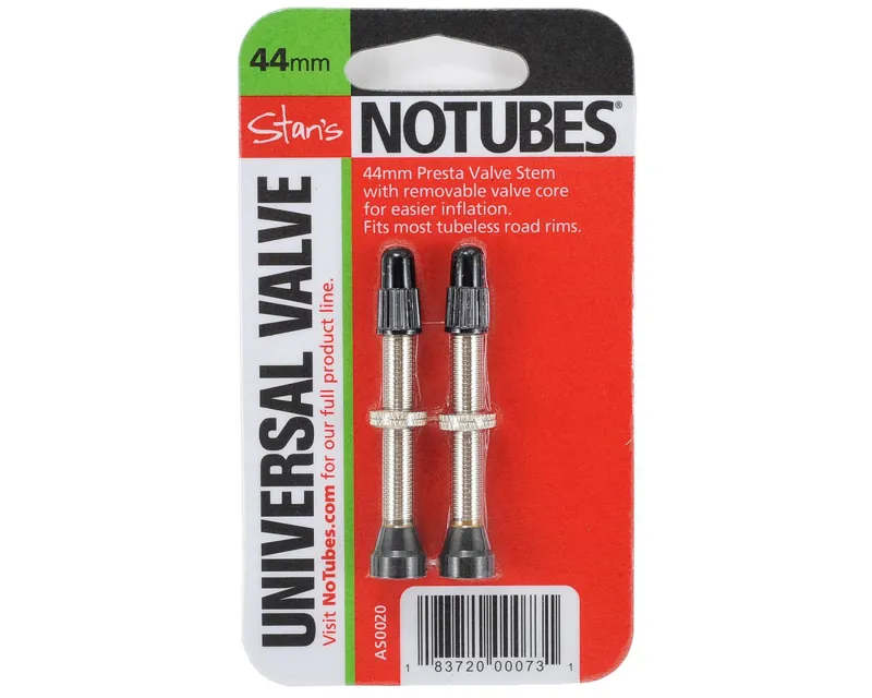 Stans NoTubes Universal Tubeless Valves 44mm Pair