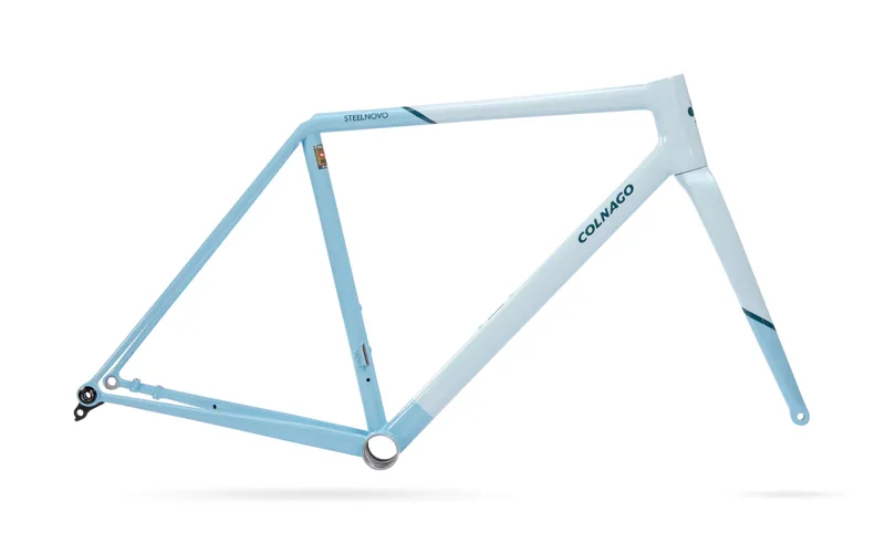 2026 Colnago Steelnovo Steel Road Frame Set in Light Blue SNLB