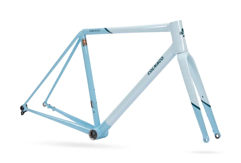 2026 Colnago Steelnovo Steel Road Frame Set in Light Blue SNLB-1