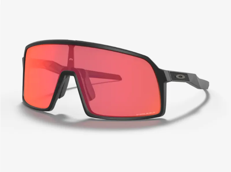 Oakley Sutro S Sunglasses in Matte Black / PRIZM Trail Torch Lens