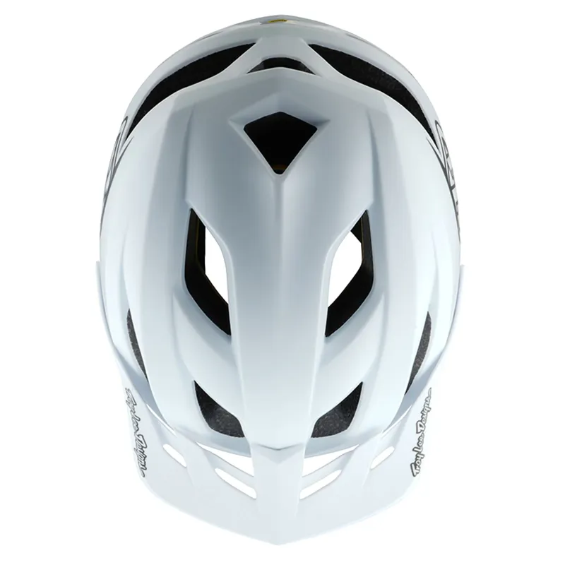 Troy Lee Designs Flowline MIPS Helmet in Point Black/White-3