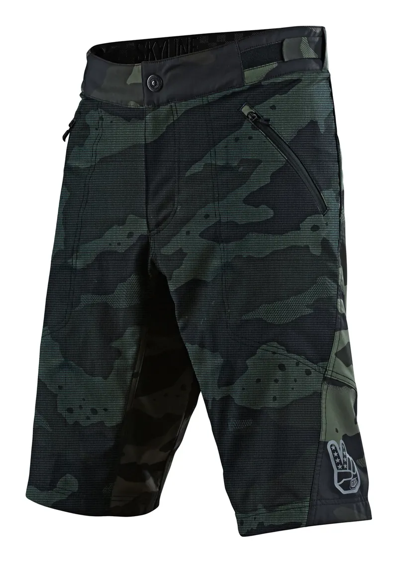Troy Lee Design Skyline Air Short in Camo Green