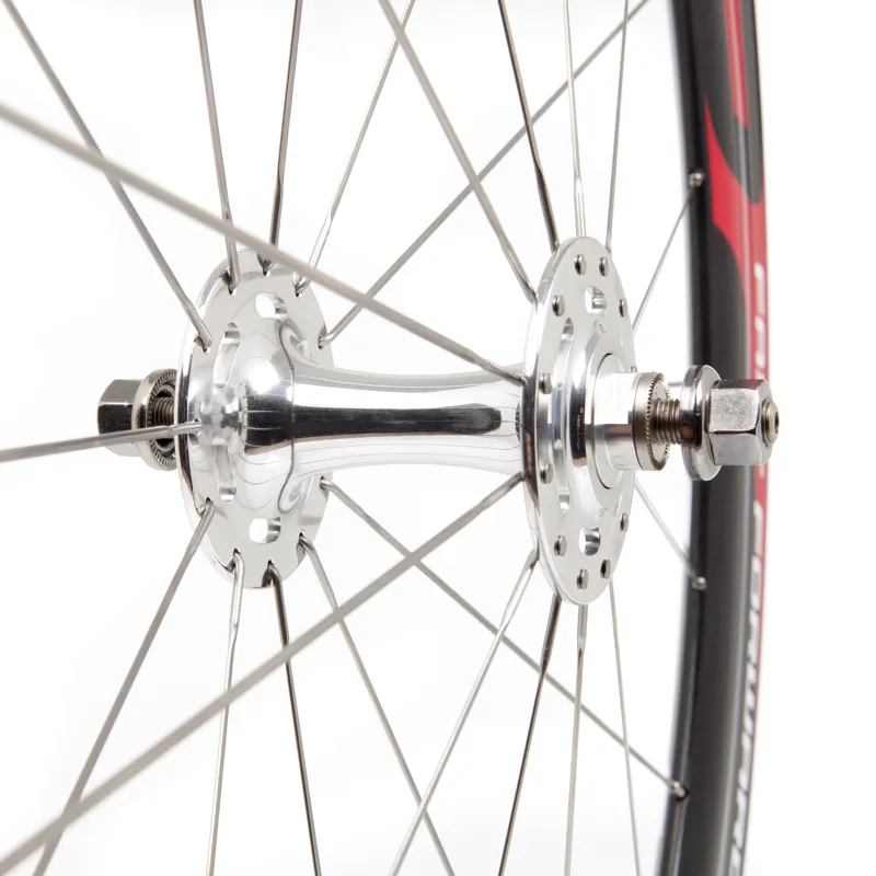 FFWD F9T Carbon Tubular Track Wheels Red-1