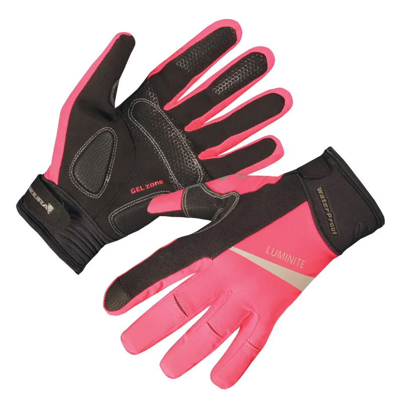 Endura Luminite Waterproof Womens Glove Pink