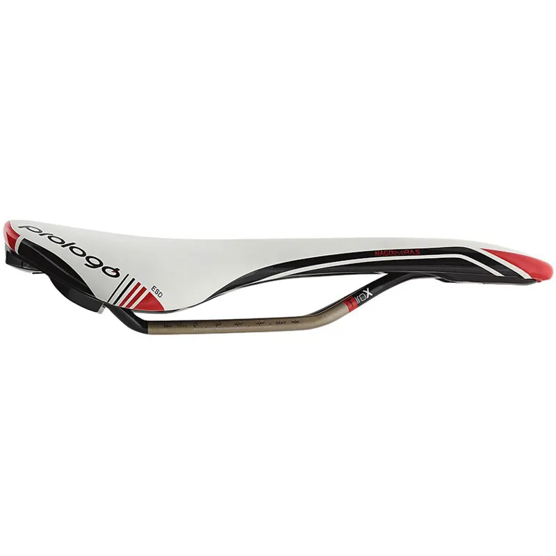 Prologo Nago Evo Tirox Saddle 134 in White-1