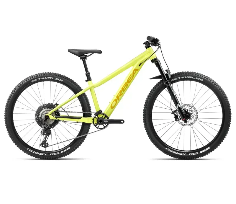 2024 Orbea Laufey 27 H10 Kids Mountain Bike In Spicy Lime/Corn Yellow