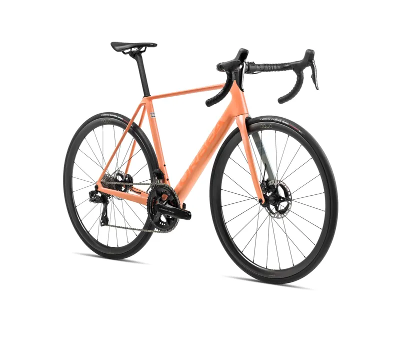 2024 Orbea Orca M20i LTD Carbon Road Bike in Orange Cloud/Stone Blue-2