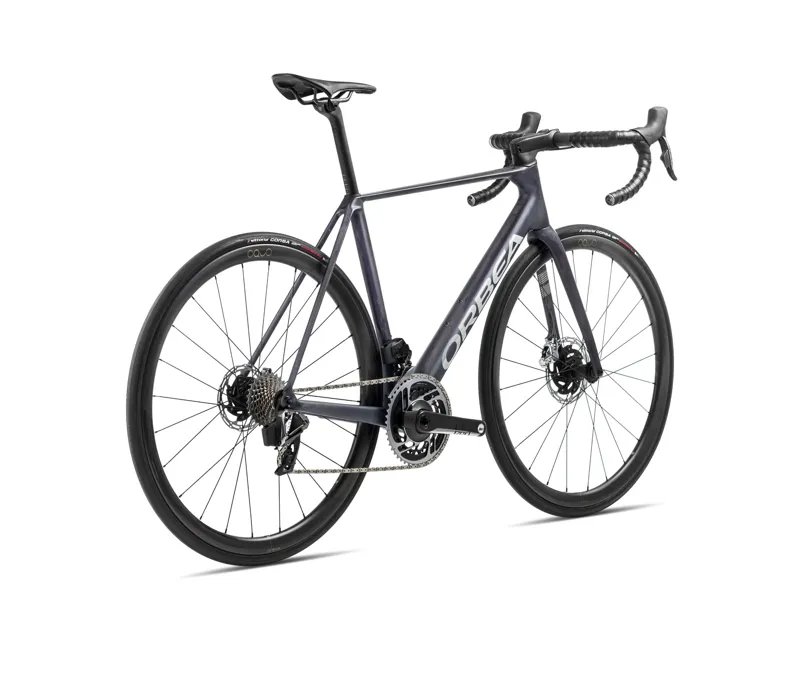 2024 Orbea Orca M30i LTD PWR Carbon Road Bike In Tanzanite/Carbon Raw-3
