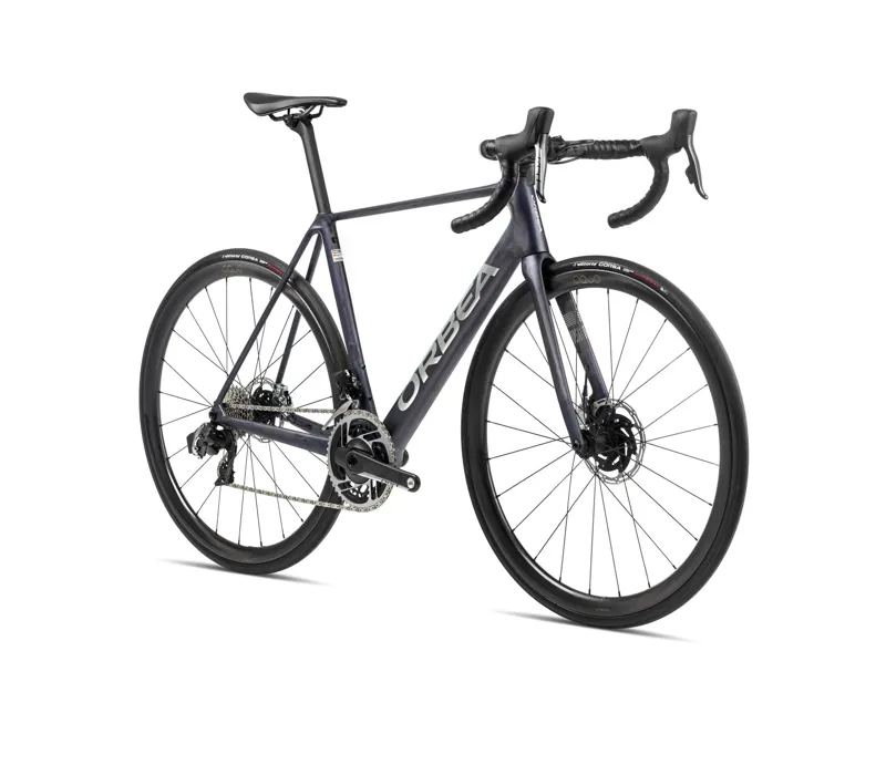 2024 Orbea Orca M30i LTD PWR Carbon Road Bike In Tanzanite/Carbon Raw-2