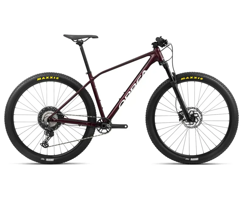 2024 Orbea Alma H30 Mountain Bike in Metallic Dark Red/Chic White