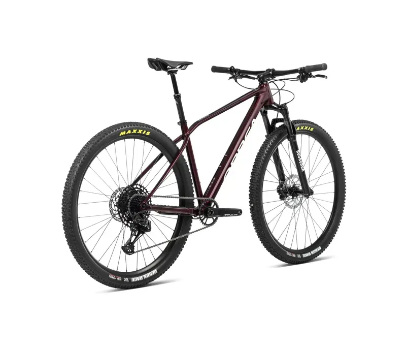 2024 Orbea Alma H30 Mountain Bike in Metallic Dark Red/Chic White-2