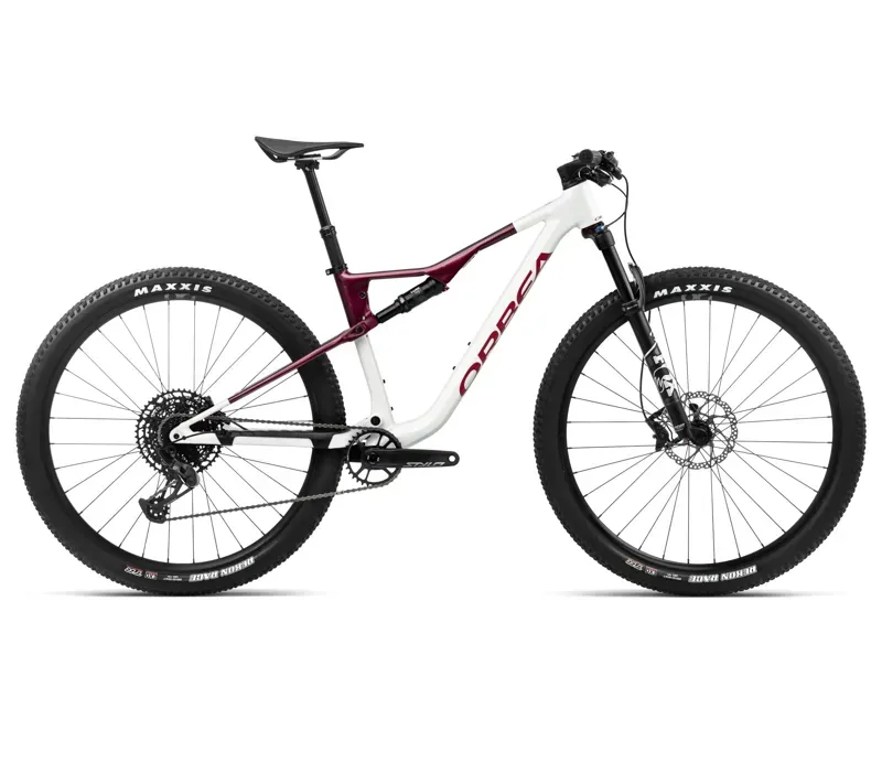 2025 Orbea Oiz H20 Mountain Bike In White Chic/Shadow Coral