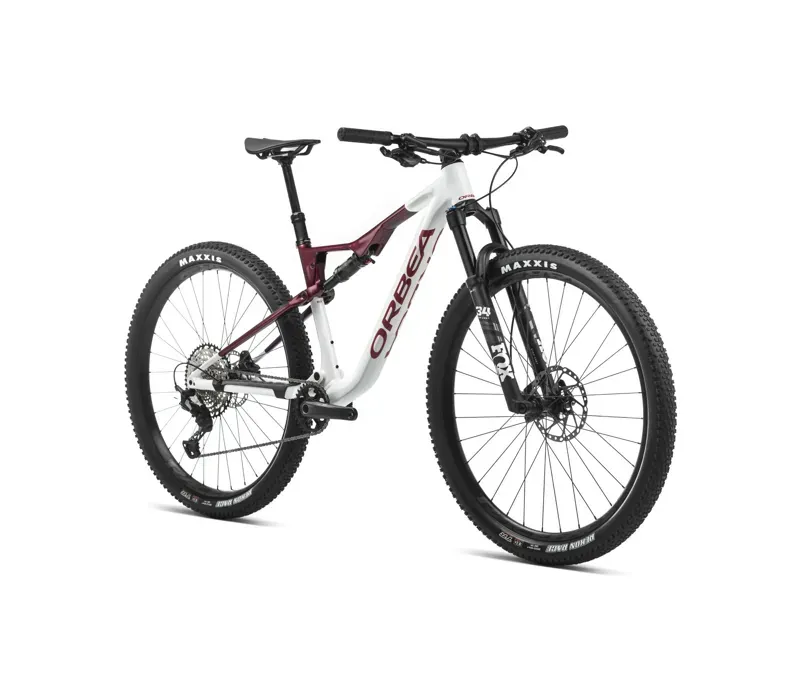 2025 Orbea Oiz H20 Mountain Bike In White Chic/Shadow Coral-1
