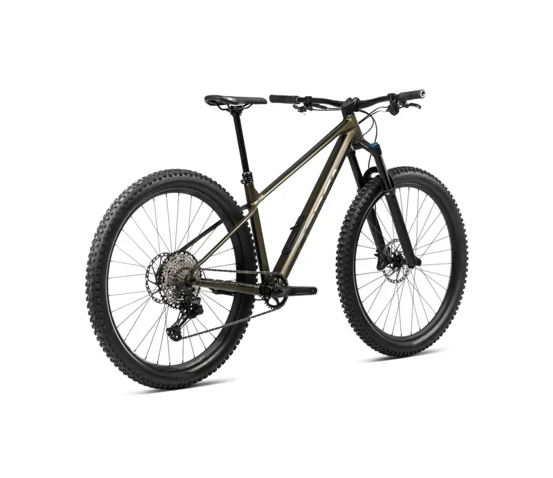 2024 Orbea Laufey H-Ltd Mountain Bike In Metallic Olive Green/Titanium-2