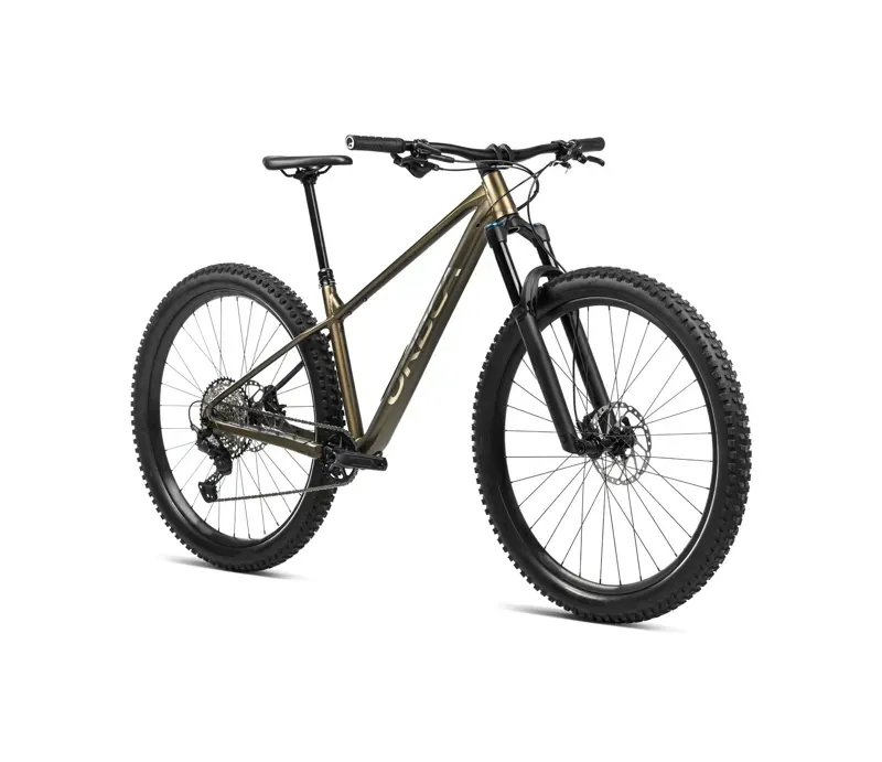 2024 Orbea Laufey H-Ltd Mountain Bike In Metallic Olive Green/Titanium-1