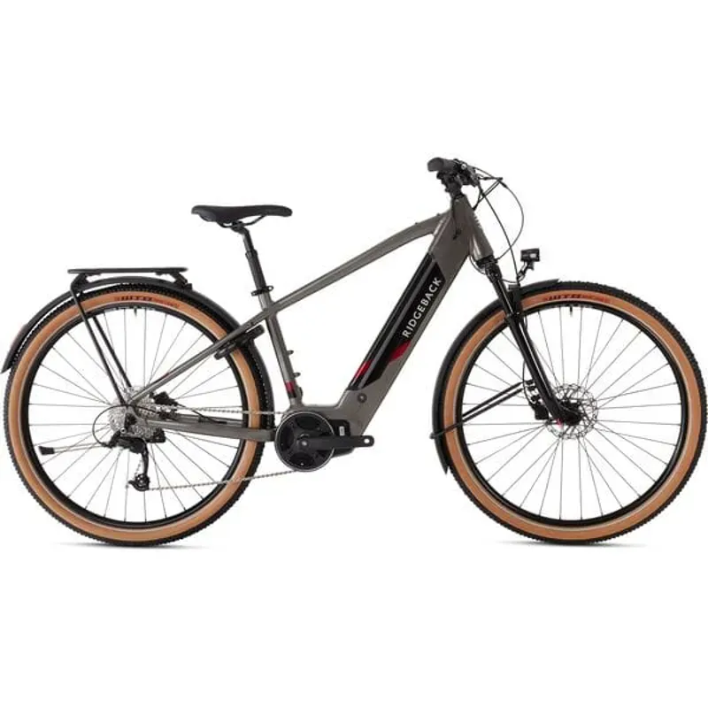 Ridgeback Arcus 3 Electric Hybrid Bike in Grey