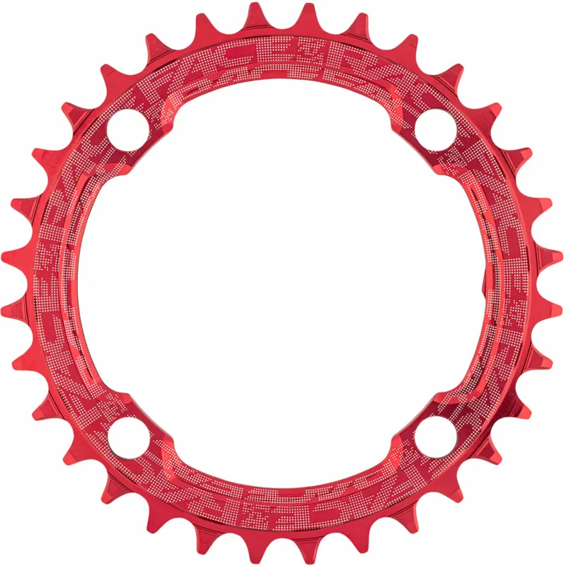 Race Face Narrow Wide Single Chainring in Red
