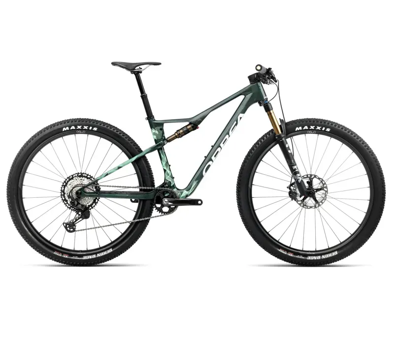 2025 Orbea Oiz M-Pro Mountain Bike In Oft Forest Green/Green Mint