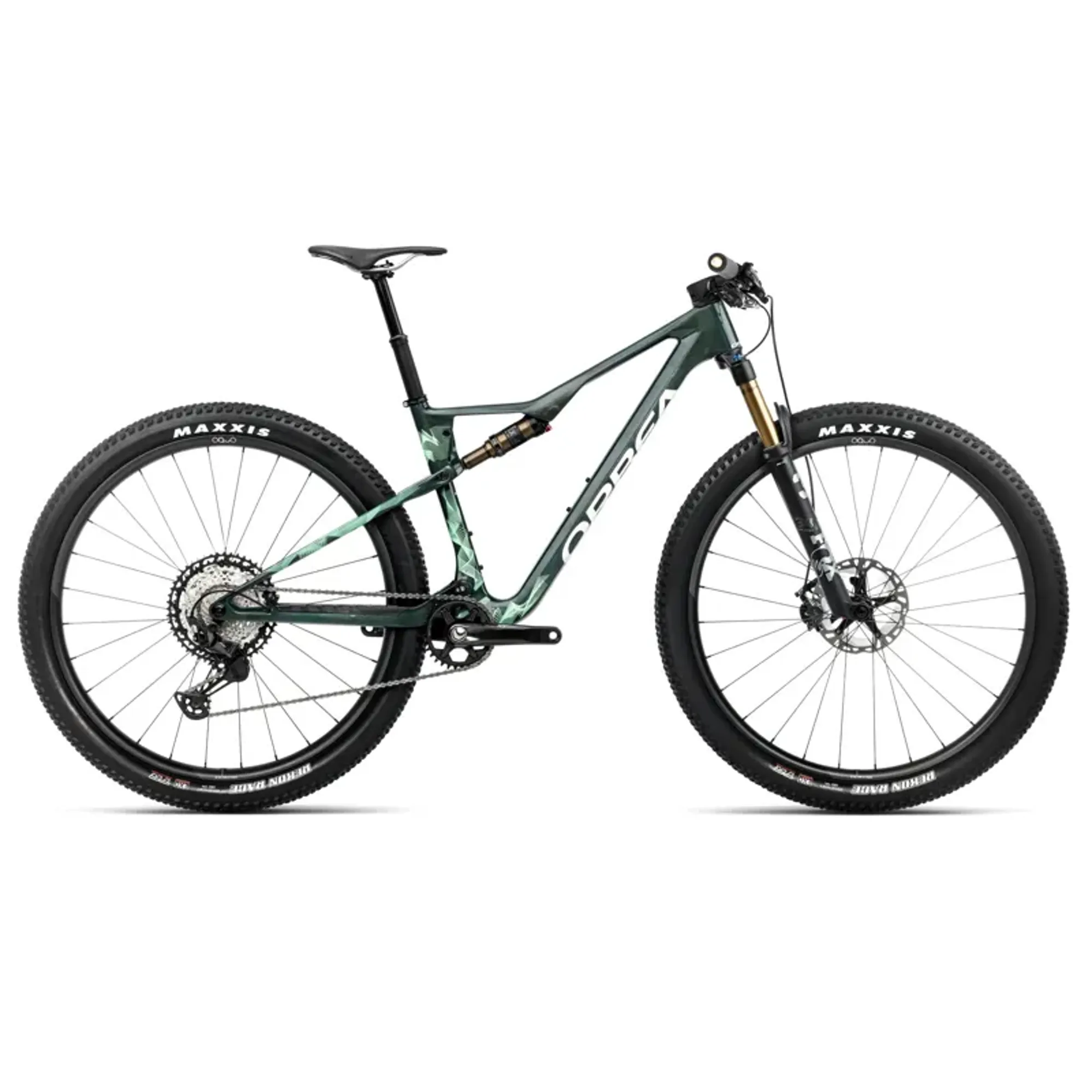 2025 Orbea Oiz M-Pro Mountain Bike In Oft Forest Green/Green Mint