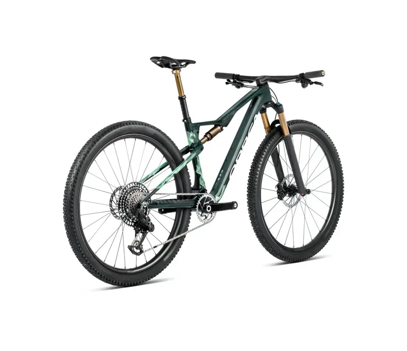2025 Orbea Oiz M-Ltd Mountain Bike In Oft Forest Green/Green Mint-2