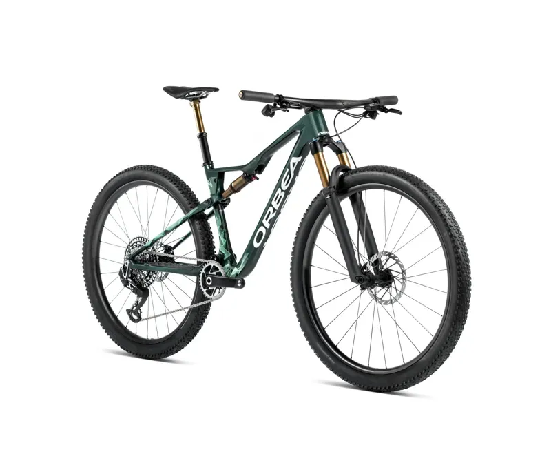 2025 Orbea Oiz M-Ltd Mountain Bike In Oft Forest Green/Green Mint-1