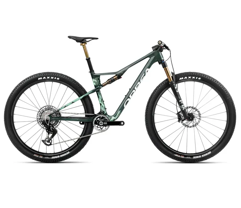 2025 Orbea Oiz M-Ltd Mountain Bike In Oft Forest Green/Green Mint