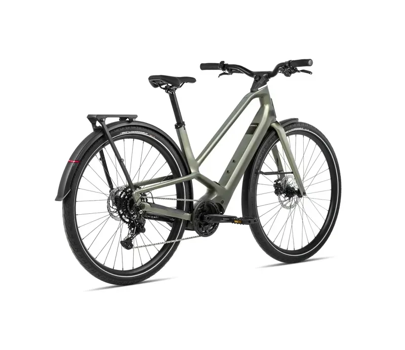 Orbea Diem 30 Electric Hybrid Bike In Spaceship Green Matt-2