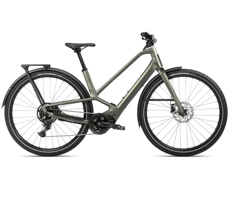 Orbea Diem 30 Electric Hybrid Bike In Spaceship Green Matt