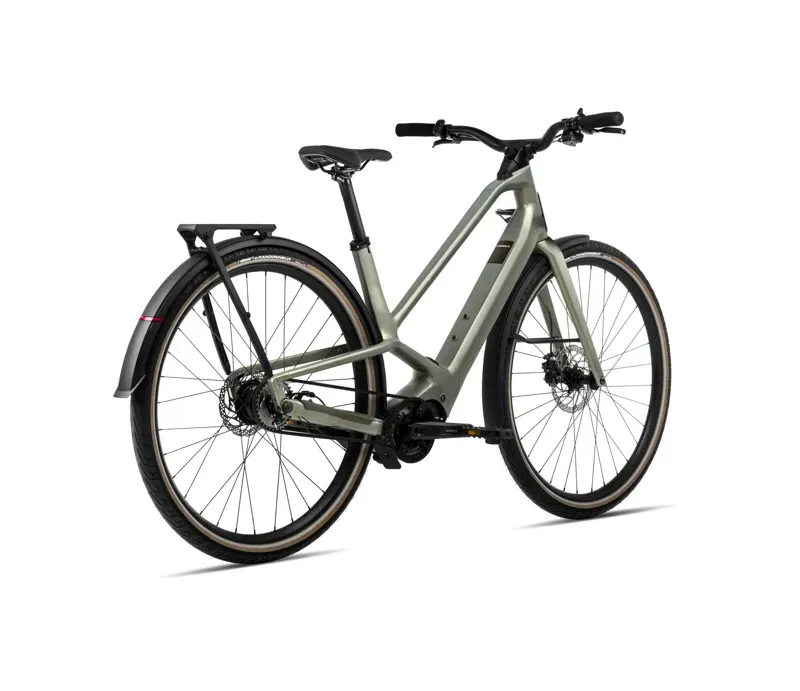 Orbea Diem 20 Electric Hybrid Bike In Spaceship Green Matt-2