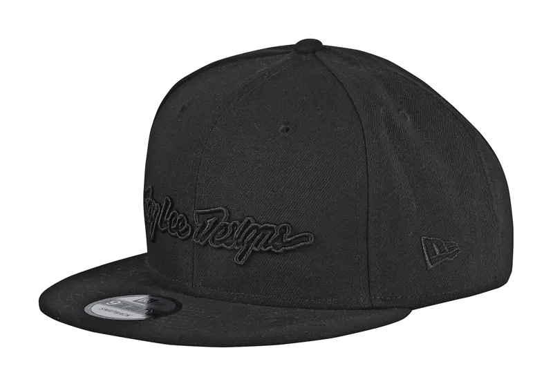 2019 Troy Lee Designs Classic Signature Snapback Cap Black