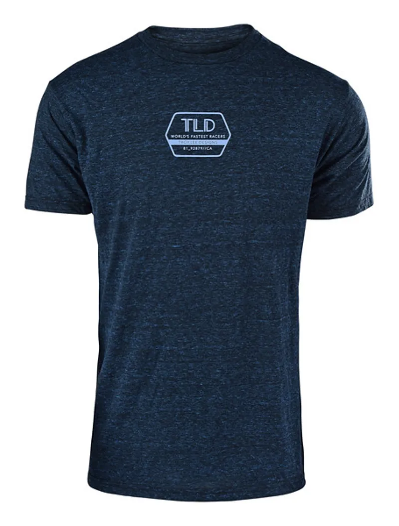 Troy Lee Designs Flowline Tech Tee Short Sleeve in Midnight Blue